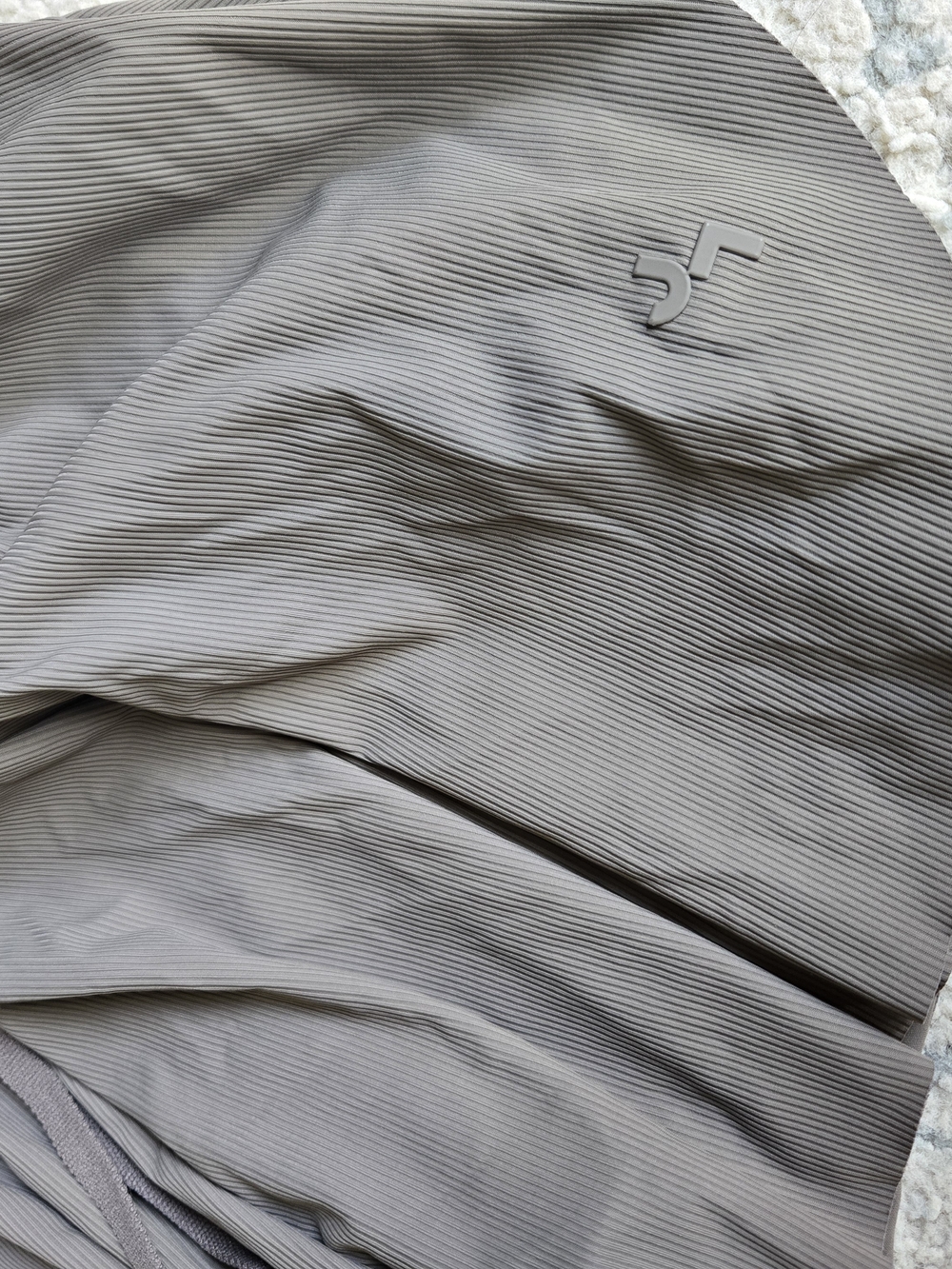 JoyLab Taupe Drawstring Short with Inner Short - Picture 5 of 7